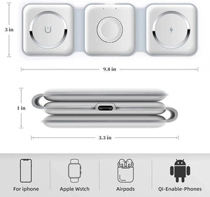 3-in-1 Wireless Charging Pad Uae Mart