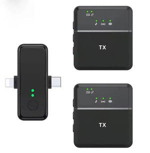 3-in-1 Wireless Lavalier Microphone Uae Mart