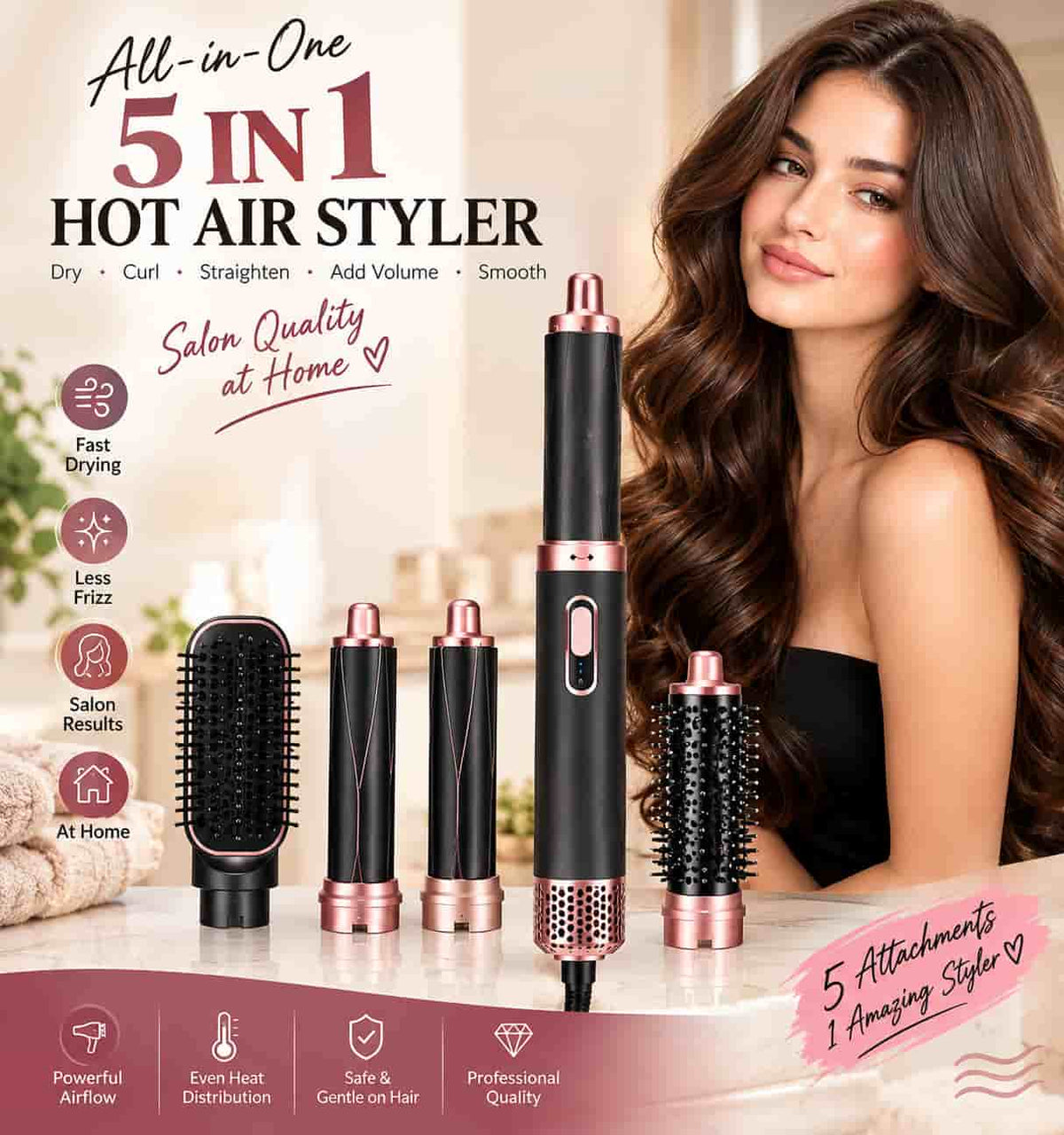 5-in-1 Hot Air Styler