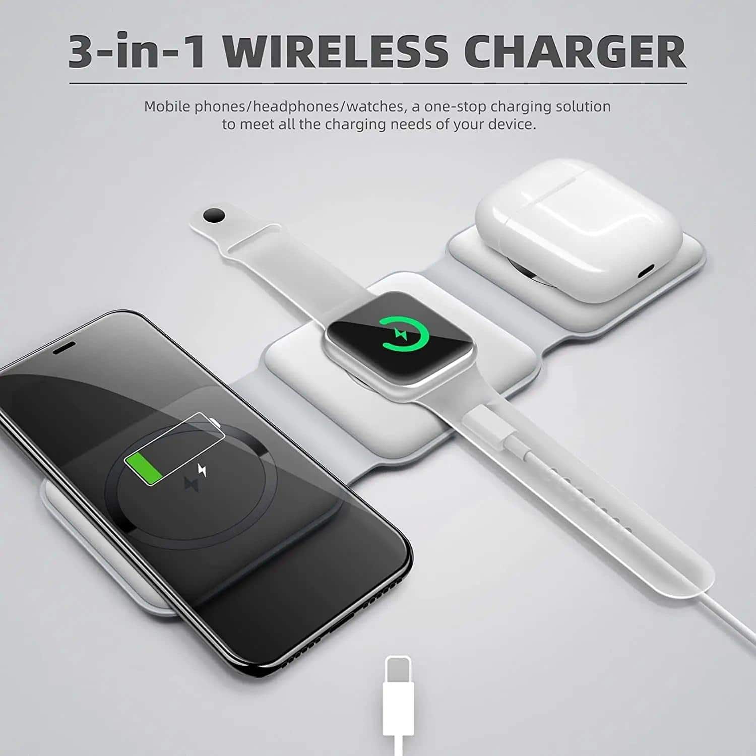 3-in-1 Wireless Charging Pad Uae Mart