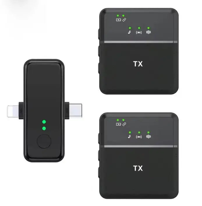 3-in-1 Wireless Lavalier Microphone Uae Mart