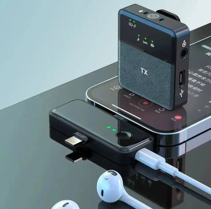 3-in-1 Wireless Lavalier Microphone Uae Mart