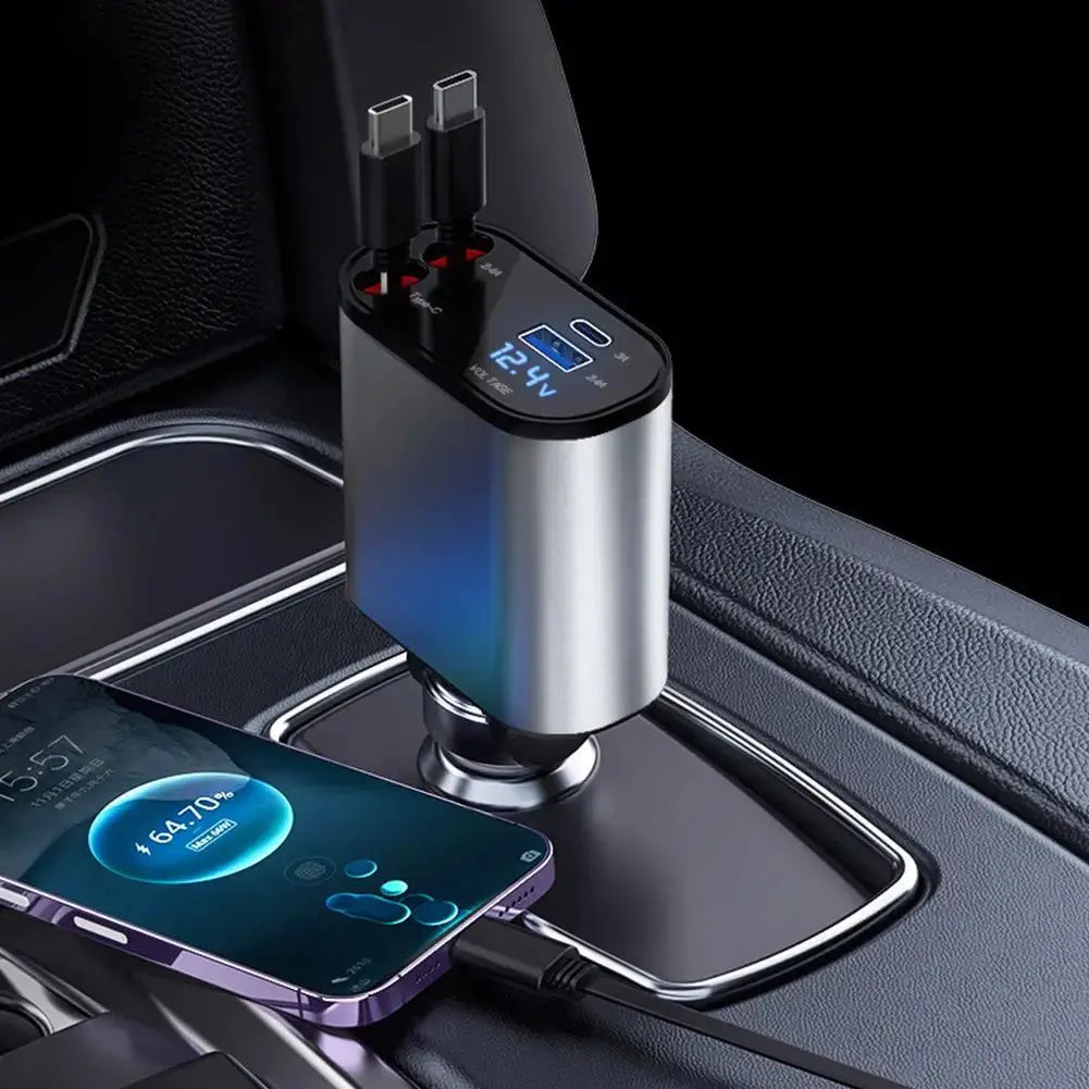 4 in 1 Retractable Charger Uae Mart