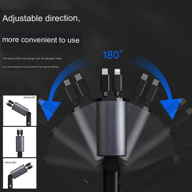 4 in 1 Retractable Charger Uae Mart
