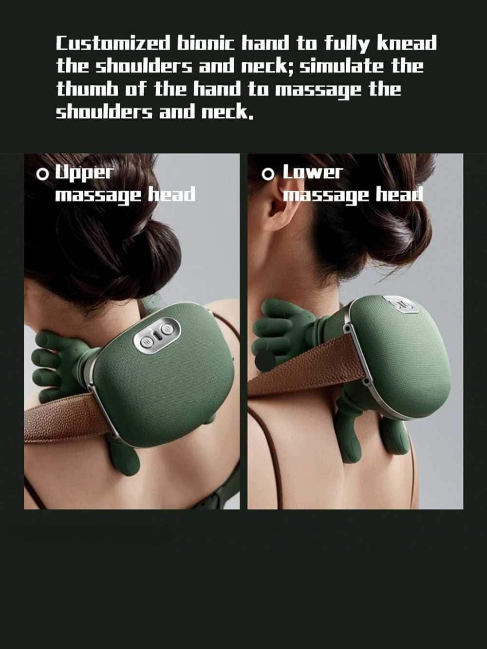 Neck and Back Massager for Pain Relief Deep Tissue - zaynamart.com