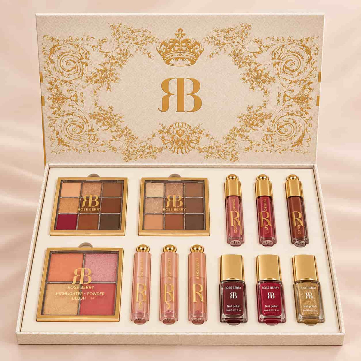 Rose Berry Luxury Makeup Gift Set – Complete Beauty Collection - zaynamart.com